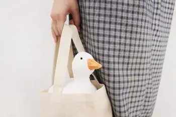 Frumoasă Japoneză Cole rață sac de depozitare monedă păpușă jucărie sac creative fat duck sac de depozitare bijuterii sac