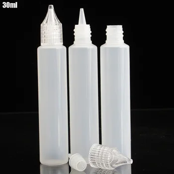 10 BUC X 10 ml 15 ml 30 ml Pen Dropper Sticle Goale de Plastic de Ochi Lichid Suc E Compresibil Recipiente cu Capac de Cristal + Mini Pâlnie