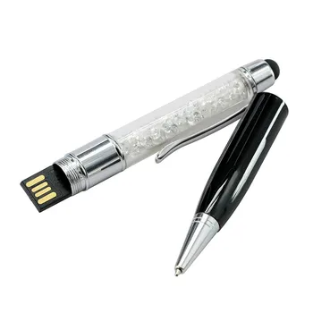 Clasic Diamond Touch Pen Flash Drive USB Memory Stick Cristal Pix USB Flash Drive 4G 8G16g 64G Degetul mare U Disc Flash