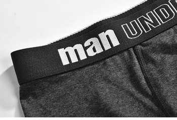 Noi Mens Lenjerie De Bumbac Boxer Bărbați Chiloți Confortabil Mens Chiloți Sexy Solid Cuecas Trunchiuri De Brand Pantaloni Scurți Bărbați Boxer Scurt