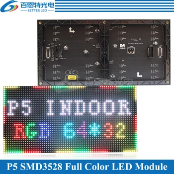 P5 Interioară ecran cu LED-uri modul de panoul de 320*160mm 64*32pixels 1/16 Scanare SMD3528 RGB 3in1 SMD Plin de culoare P5 LED panou de afișaj modulul