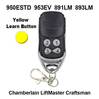 Chamberlain LiftMaster Meșter 950ESTD 953EV 891LM 893LM usa de garaj de la distanță de control de deschidere Galben afla butonul