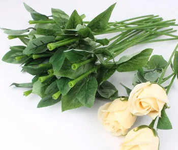 Artificiale Fals a Crescut de Tulpini de Flori Artificiale plante Pentru DIY Manual Buchet de Flori Frunze Vena Nunta Decor Acasă