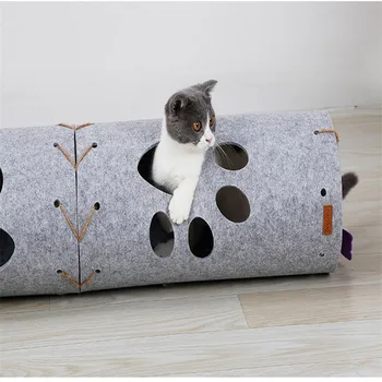 Dropshipping Pisica de Companie Tunel Jucării pentru Pisica Pisoi Pliabil Mototoli Pisica se Joaca Tunel Toy 4Color de Companie Amuzant Tunel Vrac Cat Peșteră