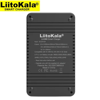 Liitokala Lii-500 18650 incarcator, încărcare 1.2 V 18650 de 3.7 V, 3.2 V 3.85 V AA / AAA 26650 16340 25500 NiMH baterie de litiu, încărcător