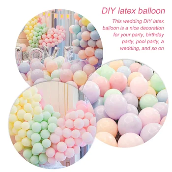 100buc Petrecere Baloane Nunta de Vacanță Ziua DIY Balon Latex Home Hotel Mall Decor