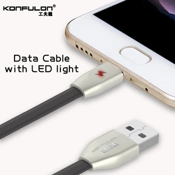 Konfulon 1m Tip C Cablu de Sincronizare de Încărcare TPE tv cu Tăiței 3A Telefon Mobil Cabluri pentru Samsung Huawei, Xiaomi, LG
