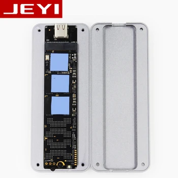 JEYI i9 HDD Enclosure hdd mobil cutie hdd cazul m.2 NVME aluminiu TIP C3.1 JMS583 m.2 USB3.1 M. 2 PCIE SSD U. 2 PCI-E TYPEC