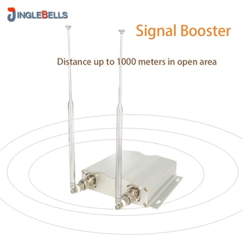 Wireless Amplificator de Semnal Repetor Îmbunătățită Amplificator În Culoare Argintie Frecvența 433,92 Mhz Mări Distanța de Transmisie