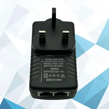 Pohiks 24V/1A POE Injector Adaptor Priza UK Wireless Electric de Alimentare Adaptoare pentru Telefon IP/Sisteme de camere de Securitate