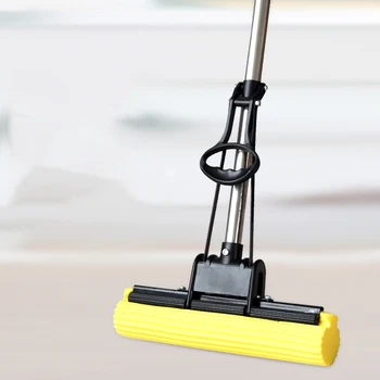 Acasă absorbant mop burete retractabil multifunctional hands-free mop