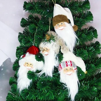 Petrecere De Familie Copii Cadouri Artificiale Moș Crăciun Cap Ornamente De Crăciun, Vin Rosu Capac De Sticla Decorare Pom De Crăciun