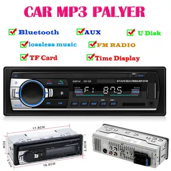 Masina de Radio Autoradio 1 din Ecran LCD Stereo Auto MP3 Player Auto cu Radio In Bord Bluetooth Aux USB FM Radio Receptor Coche