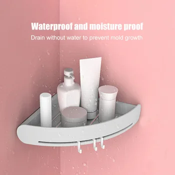 GESEW Plastic Raft de Depozitare Pentru Baie Punch-free Bucătărie Raft de Depozitare rezistent la apa Plutitoare Raft Seturi de Accesorii pentru Baie