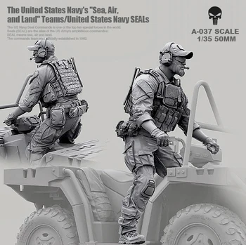 1/35 Rășină kituri Moderne Americane Navy Seal Comando Rășină Soldat Driver de Auto-asamblat-O-037