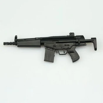 1/6 Scară 4D Asamblate Arma Model de Carabina Arma HK53 Model de Jucărie Pentru 12 inch Soldat Figura Colectia de Accesorii