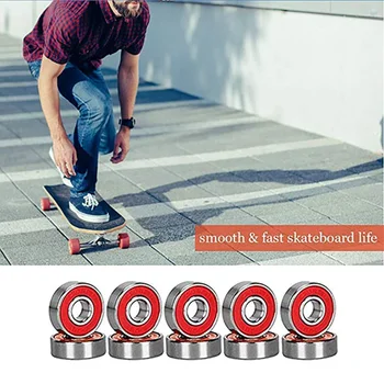 608 ABEC 11 Nici un zgomot ungere Buna Skate Scuter Rulment Longboard viteza inline skate rulment roata Skateboard