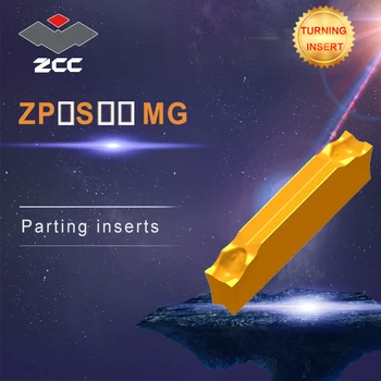 CNC scule de strung insertii 10buc/lot ZP-S-MG ZPES ZPFS ZPGS acoperite cu carbură cimentat de cotitură inserții de oțel inoxidabil oțel despărțire