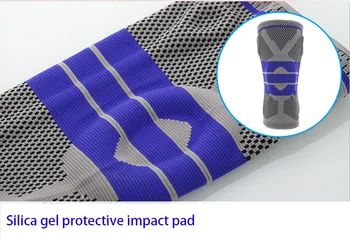 S-5XL Plus Dimensiune Baschet Suport Silicon Căptușit genunchiere Bretele de Sprijin Rotula Protector de Protecție Kneepad Pentru Persoane Grase