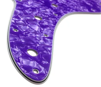 Pleroo Personalizate Chitara pickgaurd - Pentru NOI Jazzmaster stil Chitara pickguard de Înlocuire , 4 Straturi Violet Pearl