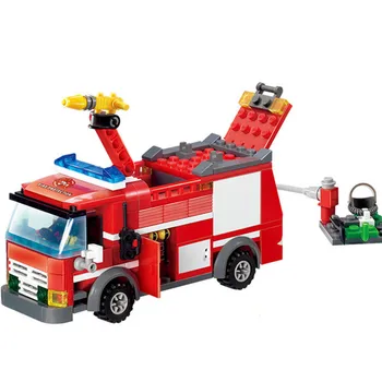 206Pcs City Pompieri Model de Masina Blocuri Seturi Camion de Cărămizi Jucarii Educative pentru Copii