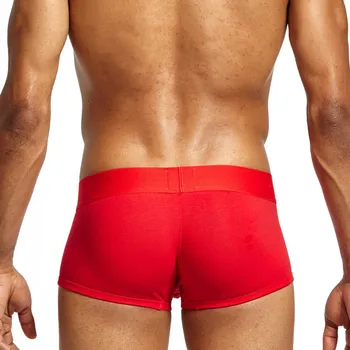 SEEINNER Brand pentru Bărbați Lenjerie de corp din Bumbac Moale în Formă de U Sexy Geanta de Culoare Solidă pentru Bărbați Respira Boxeri