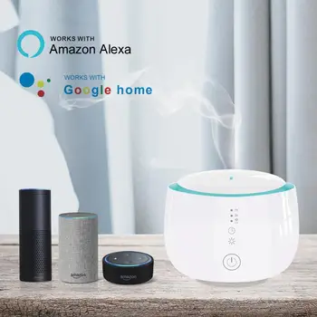 Wireless Wifi Aroma De Ulei Esential Difuzor Aromaterapie Umidificator Smart Home Automation Mucegai Compatibil Cu Alexa De Start Google