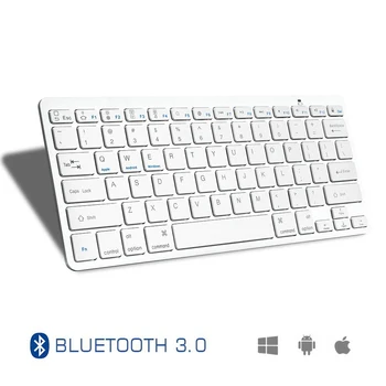 Zienstar Ultra Slim Wireless Bluetooth Tastatură pentru IPAD ,MACBOOK,LAPTOP, Computer PC și Android Comprimat ,NE Scrisoare engleză
