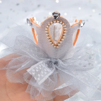 2 buc 2020 Hot Nou pentru Copii Fete Hairband Crown Princess Bentita Pearl Hairpin Mare Papion Accesorii de Par Noi pentru Copii Ziua de nastere