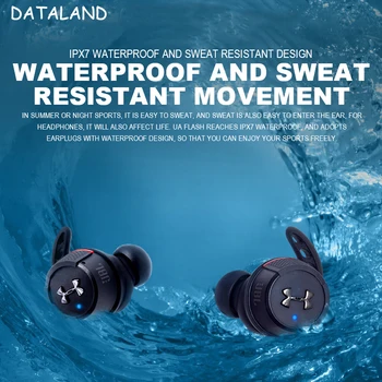 TWS Bluetooth Wireless Căști Elegante Stereo În Ureche Căști Mini Sport Rula în aer liber rezistent la apa Cască Bluetooth 5.0 Căști