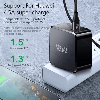 Super Fast Charger, Incarcator USB Pentru Huawei Mate 20/P20 P10 22.5 W 5V/4.5 O Taxa Pentru Samsung xiaomi qc3.0 Încărcător De Încărcare Rapidă 3.0