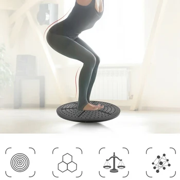 Yoga Balance Board Disc Stabilitate Plăci Rotunde Exercițiu Antrenor de Fitness Sport &T8