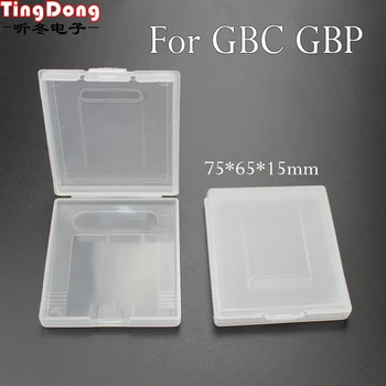 TingDong 100BUC Plastic transparent Joc Cartușul Capac de Praf Pentru Nintendo GameBoy Color GBC GBP