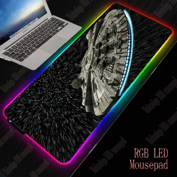 XGZ Star Wars Mare de Lumină LED RGB Impermeabil Gaming Mouse Pad USB Cablu Gamer Mousepad Soareci Mat 7 Uimi Culori pentru Calculator PC