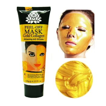 120g Aur de 24K Masca de Colagen masca Faciala Peel-off de Albire a Pielii Anti-rid Anti Îmbătrânire