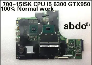 Pentru Lenovo 700-15isk xiaoxin700 laptop placa de baza lol SKL MB 15221-1 M 448.06R01.001M I5 6300 GTX950M DDR4 Test OK
