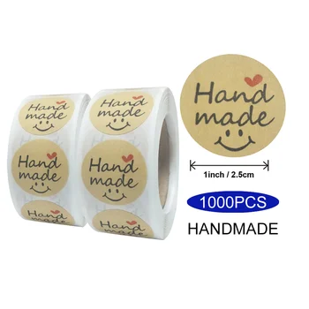 1000Pcs Japonia Drăguț Multumesc Sigiliu Autocolant Eticheta Realizate manual Inima Kawaii Papetarie de Nunta Cadou de Crăciun Scrapbooking Material