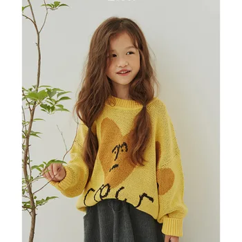 Copii Pulovere 2020 Nou Toamna Limt Brand Băieți Fete Tricot Drăguț Imprimare Pulover Copil Copil Copil Din Bumbac De Moda Haine De Iarnă