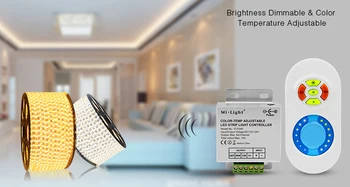 Mi.Lumina FUT040 DC12V DC24V 433MHz Dual Alb Benzi cu LED-uri Controler de Luminozitate reglabile temperatura de Culoare reglabila Pentru banda led
