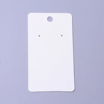 100buc 9x5cm Dreptunghi de Carton Cercel Carduri de Afișare Cercel Agățat Etichete pentru Bijuterii Display de Ambalare Pachet Card de Mare Cercel