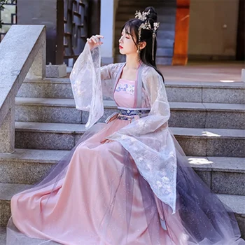 Vechi Hanfu Rochie Dans Popular Costum Femei Dinastiei Han Prințesă Zână Hanfu Rochie Stil Oriental Dans Îmbrăcăminte Fata Cosplay