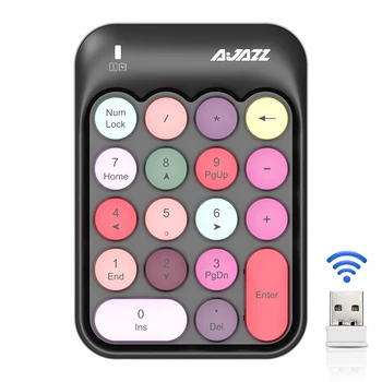 Jeleu Pieptene fără Fir Bluetooth Tastatură pentru iPad Tableta Telefon Laptop Retro Rotund Keycap 2.4 G Wireless Digital Culoare Tastatură Cheie