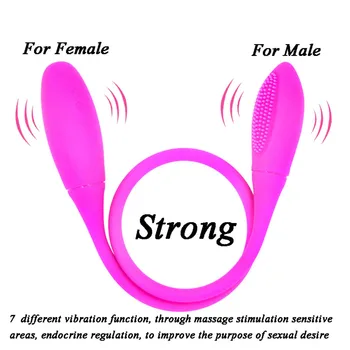 Oral punctul G, Clitorisul Stimulator Vibrator cu Cap Dublu Anal Dildo Masturbare Piept de Masaj Vibratoare jucarii Sexuale pentru Femei Cuplu