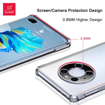 Xundd Caz Pentru Huawei Mate 40 De Mate 40 Pro Plus Caz Rezistent La Socuri Transparent Mănușă Capac De Sticlă Pentru Mate 40 Pro Mate 40 ProPlus