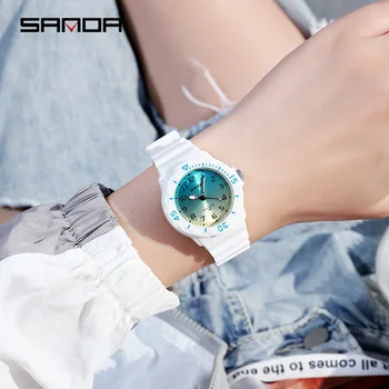 SANDA ceas nou moda simplu ceas de cuplu reloj mujer impermeabil relogio feminino student ceas fată ceas de cuarț