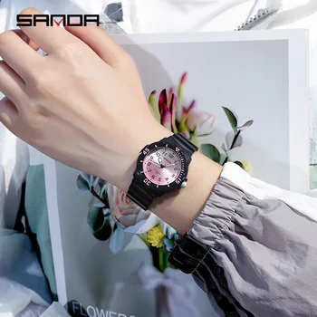 SANDA ceas nou moda simplu ceas de cuplu reloj mujer impermeabil relogio feminino student ceas fată ceas de cuarț