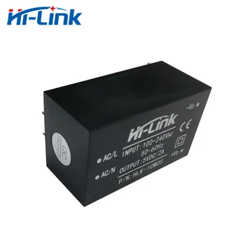 Transport gratuit Hi-Link nou 5pcs 220v 5V 2A 10W AC DC izolat de comutare pas în jos modul de alimentare AC DC converter nomu hlk-10M05