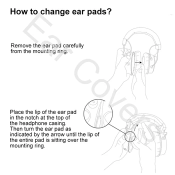Tampoane pentru urechi Pentru Sony MDR V150 MDR-V150 Căști Tampoanele de Înlocuire Cască Ureche Pad din Piele PU Burete Spuma