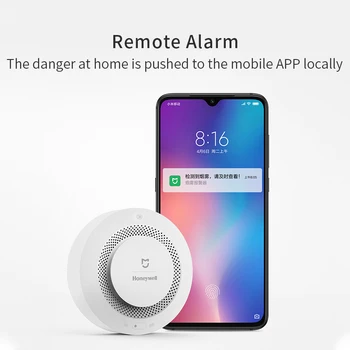 Xiaomi Mijia Honeywell Alarmă de Incendiu, Senzor de Fum cu alarma senzor de mi hub Smart Home Gateway 3 locul de muncă cu Mi Acasă Mijia APP