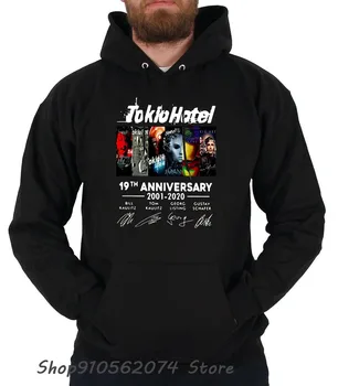 Tokio Hotel a 19-a Aniversare 2001 2020 Mulțumesc Pentru Amintiri Bărbați Hoodie